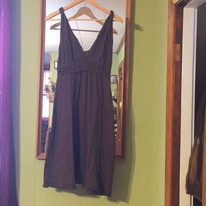 Brown cotton dress